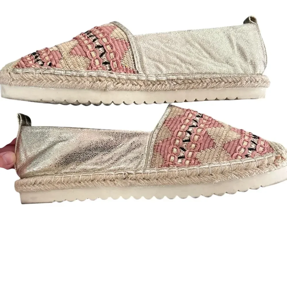 Patrizia by Spring Step Women’s Metallic Espadrilles
